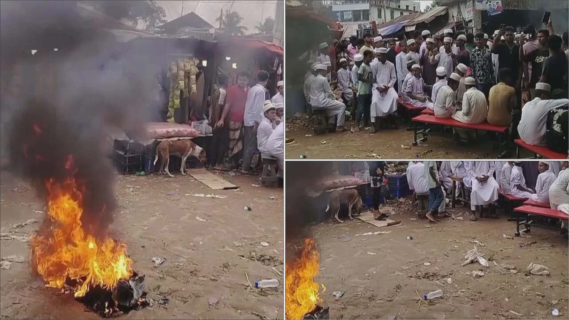 কুমিল্লায় মাদ্রাসাছাত্রীকে ধর্ষণের অভিযোগে সড়ক অবরোধ, বিচার দাবিতে বিক্ষোভ