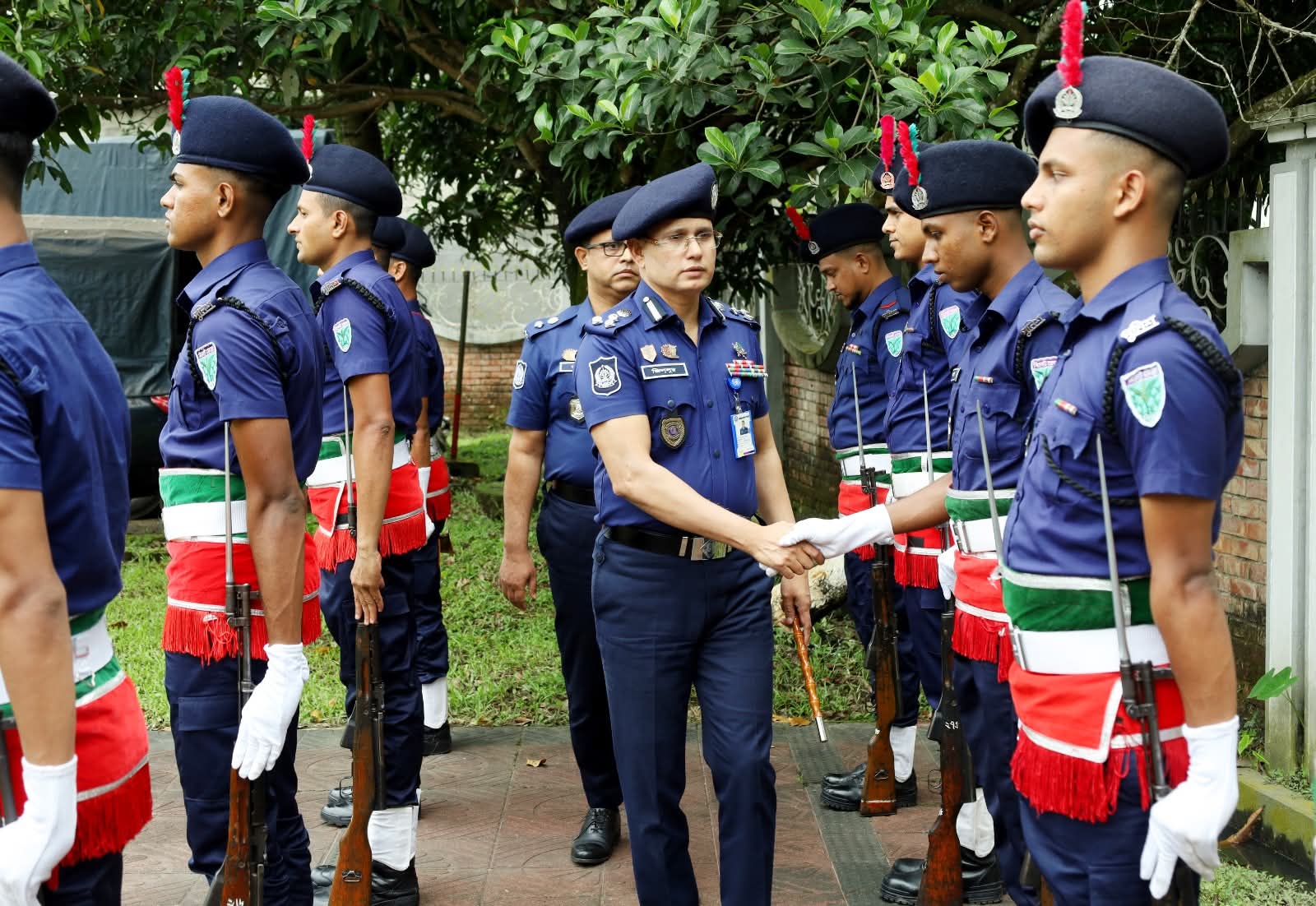 সুনামগঞ্জ জেলায় নবাগত রেঞ্জ ডিআইজির আগমন 