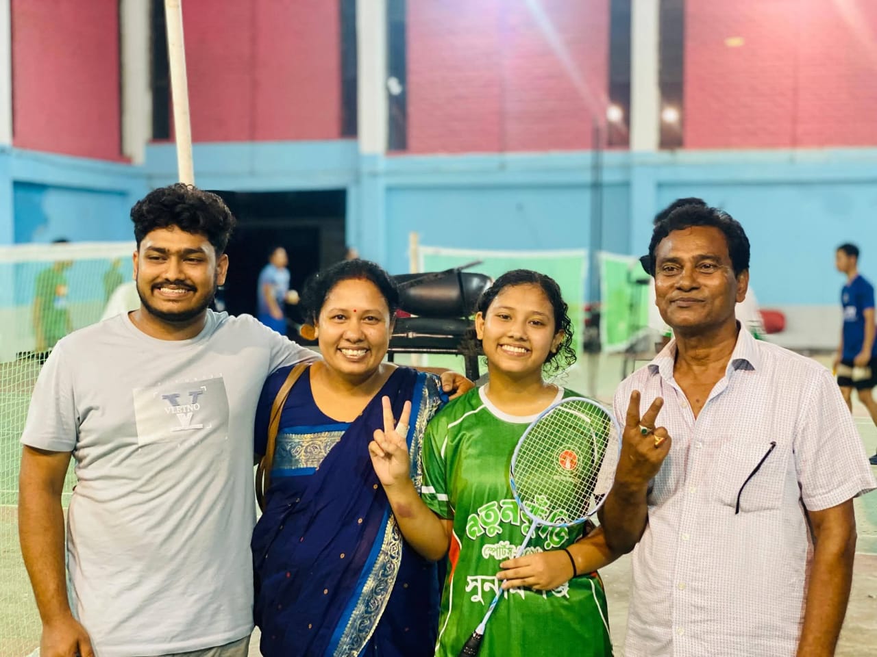হাওরপাড়ের নতুন ইতিহাস : সিলেট বিভাগীয় ব্যাডমিন্টনে চ্যাম্পিয়ন শাল্লার স্পর্শিতা