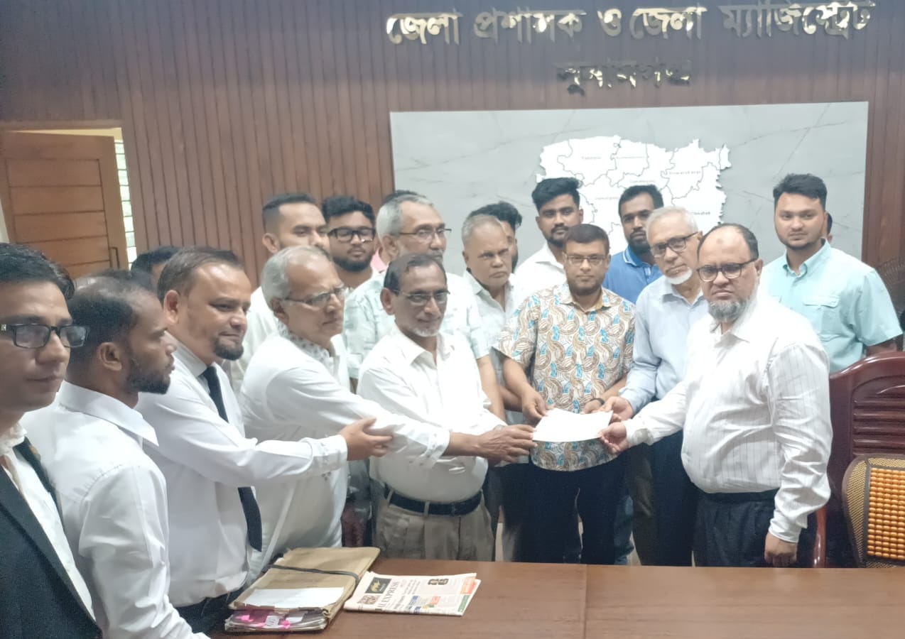 সুনামগঞ্জ বিজ্ঞান ও প্রযুক্তি বিশ্ববিদ্যালয়ের উপাচার্যকে বদলীর দাবীতে শিক্ষামন্ত্রীর কাছে স্মারকলিপি
