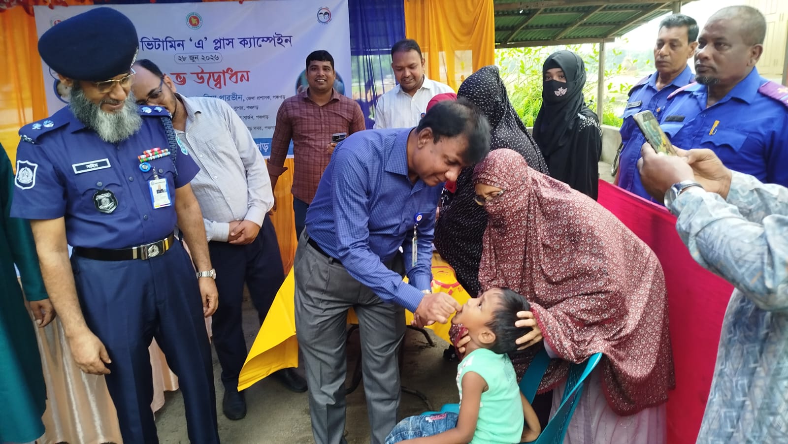 পঞ্চগড়ে ১০৭৭ কেন্দ্রে ভিটামিন-এ প্লাস ক্যাম্পেইন