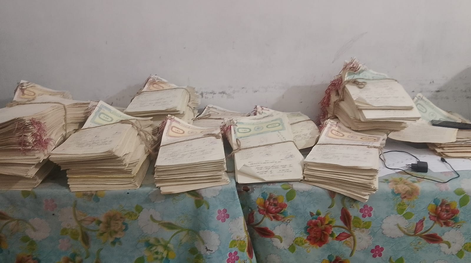 তেঁতুলিয়া সাব রেজিস্ট্রি অফিসে পুরাতন দলিল ও রেকর্ড পত্র বিনষ্ট করার সকল প্রস্তুতি সম্পন্ন